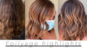 On the contrary, if you need to elongate your face or conceal full cheeks, be sure to experiment with both your haircut and your hair color! Warm Chestnut Blonde Foilyage Highlights Balayage Tutorial Youtube