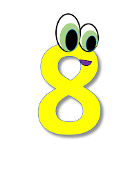 Number 8, Cartoon, Digits, Clipart, Transparent Image #4 - Free ...