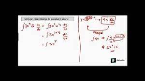 Integral x 2x 1 pangkat 3 dx brainly co id. Hasil Integral 3x Pangkat 3 Akar X Youtube