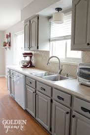 Kitchen Annie Sloan Chalk Paint In French Linen I Did French Linen On My Top Cabinets Kitchen Cabinets Painted Grey Painting Kitchen Cabinets Home Kitchens
