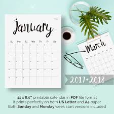 Printable Calendar 2020 2021 Desk Calendar Pdf Download Etsy Calendar Printables Planner Calendar Printables Desk Calendars