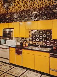 1970s Kitchen Decor Yellow Kitchen Decor 1970s Kitchen 70s Home Decor