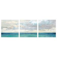 Ikea Pjatteryd Picture Set Of 3 Ocean Sky Motif Created By Paul Duncan The Picture Has Extra Depth And Life Ocean Sky Ocean Pictures Picture Frame Wall