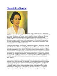 One of very famous female figures in indonesia is raden ajeng kartini. Biografi Ra Kartini