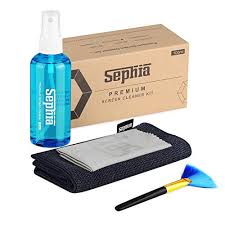 Sephia Screen Cleaner Spray And Cleaning Kit With Microfibre Cloth Dust Brush For Tv Computer Laptop Ipad Tv Tablet Phone And More 100ml Pricepulse