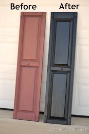 How To Paint Vinyl Shutters Infarrantly Creative Paint Vinyl Shutters Vinyl Shutters Painting Shutters