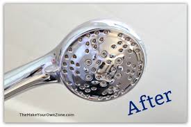 Shower heads often spray unevenly because their tiny holes have gotten plugged with mineral. How To Clean And Descale A Shower Head The Natural Way