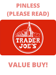 Best sellers by occasion redeem gift cards view your balance reload your balance by brand amazon cash for businesses be informed find a gift registry & gifting. Cheap Trader Joe S 15 Pinless Email Delivery