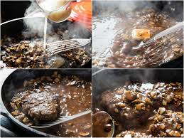 Salzbury steak food wishes : As Seen On Tv Dinner How To Make Really Good Salisbury Steak