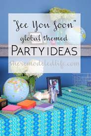 Go to the nearest stadium or sports ground without any hesitation! See You Soon Party Ideas Going Away Parties Moving Away Parties Travel Party Theme