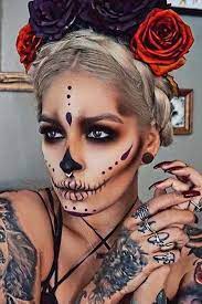 33 Simple Sugar Skull Makeup Looks 2020 Diy Halloween Makeup Ideas Juelzjohn Ideas De Maquillaje De Halloween Maquillaje De Cara De Halloween Maquillaje De Halloween Bonito