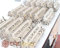 Lazer Kazima Isimli Yazili Masaustu Aksesuar Laser Scribing Scribed Writing Desktop Accessory Baski Lazer Kesim Ahsap Ahsap Isleri