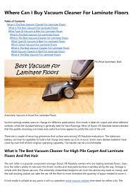 Maybe you would like to learn more about one of these? What Is The Best Vacuum Cleaner For Laminate Floors By Vindonddsc Issuu