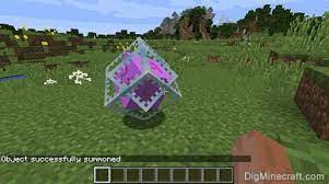 Summon An Ender Crystal In Minecraft Game Commands And Cheats Minecraft Games Summoning Minecraft Quilt