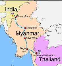 India to Thailand by Road: Route ...