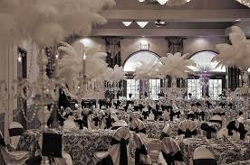 Black And White Wedding Reception White Weddings Reception Damask Wedding Decor White Wedding Decorations