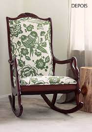 Like Mixing Old And New Upholstered Rocking Chairs Rocking Chair Makeover Old Rocking Chairs