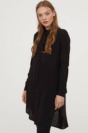 Long Sleeved Tunic Black Women H M Us Fashion Shop Blouses Clothes
