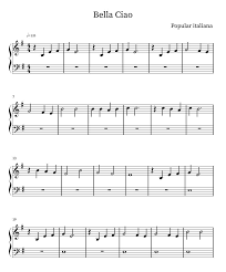 Here are all the bella ciao piano notes that you need to know to get started on this beautiful piece. Bella Ciao Puede Ser Tocada En Violin O Piano Suerte El Blog De Tusclasesparticulares
