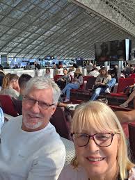 Orly to Asturias flight, preparing for Camino walk