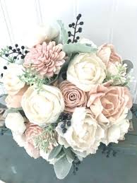 Blush And Ivory Peony And Rose Wedding Bouquet Sola Wood Flowers Eco Flower Un Wedding Wedding Bouquets Pink Flower Bouquet Wedding Sola Flower Bouquet