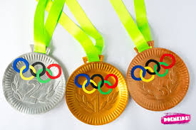 Nederland behaalde op dag 14 voor de 100e maal een gouden medaille op de olympische spelen; Olympische Medailles Knutselen Doenkids Knutselen Sport Olympische Spelen Olympische Sport