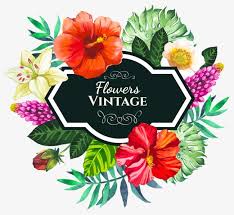 Creative Floral Flowers Painted Title Painted Creative Flower Arrangement Png Transparent Clipart Image And Psd File For Free Download Flower Painting Vector Flowers Flower Frame