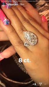 Go Follow Blackgirlsvault For More Celebration Of Black Beauty Excellence And Culture 8 Carat Diamond Ring Cardi B Diamond Ring