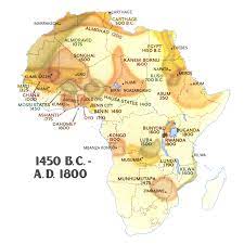 Map Of Africa 1800 National Geographic Maps - African Kingdoms And Empires 1450 B.c.-1800 A.d.  | Facebook