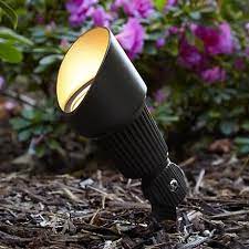 Hooded Low Voltage Bronze 7 1 2 H Led Landscape Spotlight 2c503 Lamps Plus Landscape Spotlights Outdoor Landscape Lighting Landscape Design