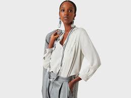 Black genuine lambskin coat with a notched lapel collar and a button fastening. Armani Official Online Store United States