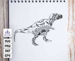Download Dinosaur Mandala Svg Dinosaur Zentangle Svg Mandala Animals Svg Zentangle Animals Svg Cricut Svg File Png Dxf Eps S Mandala Svg Svg Svg Files For Cricut