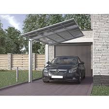 Ximax Carport Linea 80 4 9 X 2 7 M Einfahrtshohe 2 2 M Edelstahloptik Schneelast 100 Kg M Bauhaus Carport Preise Carport Carport Aus Aluminium