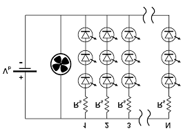 Led chaser circuit using transistors, led running light circuit, circuit diagram. Circuit Diagram Of The Prototype Led Array The Array Has A Scalable Download Scientific Diagram