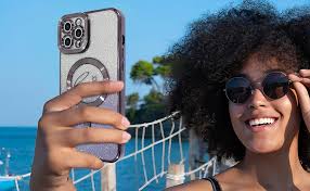 Amazon.com: ZIYE Magnetic Case Designed for iPhone 12 Pro Max Glitter Case  Luxury Plating Love Heart Compatible with MagSafe Clear Case with Camera  Protector Protection Shockproof Cover for Women Girls-Pink : Cell