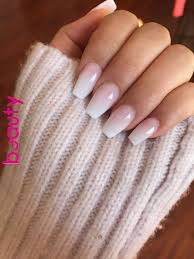 24pcs light pink french false nails crescent moon pattern full cover design nail tips natural fake nails diy manicure tools. 32 Natural Cute Light Pink Nails Design For Lady In Fall And Winter Ombre Acrylic Nails Ombre Nail Designs Nails