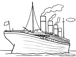 Titanic Coloring Page Titanic Coloring Pages Titanic Ship