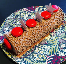 Tuto Buche Glacee Au Chocolat Motif Arabesque Thermomix Alimentation Chocolat Buche Glacee