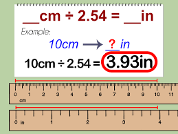 There have been a number of different standards for the inch in the past, with the current definition being based on the international yard. How To Convert Centimeters To Inches 3 Steps With Pictures