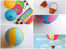 1001 Kreative Ideen Wie Sie Einen Heissluftballon Basteln Heissluftballon Basteln Kreativ Bastelideen