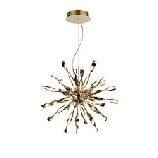 Contemporary led ceiling lights uk. Franklin Modern Led Medium Ceiling Pendant Light In Gold Finish Sus185 Lighting From The Home Lighting Centre Uk
