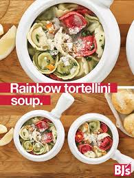 Bj S Mini Deep Dish Pizza Italian Style Soup Frozen Vegetables And Pasta Are The Secret To This Fast And Hearty Tortellini Soup A Warming Fall Su Fall Recipes Tortellini Soup Recipes