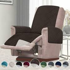 Limited time sale easy return. Lazy Boy Recliner Cover Furniture Protector Chair Arm Covers With Side Pockets For Sale Online Ebay