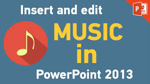 Powerpoint 2013 Add Background Music To Your Presentation Youtube