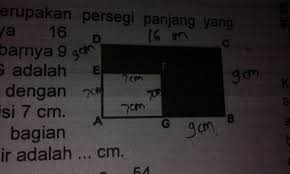 Check spelling or type a new query. Abcd Merupakan Persegi Panjang Yang Panjangnya 16 Cm Dan Lebarnya 9 Cm Aefg Adalah Persegi Dengan Brainly Co Id