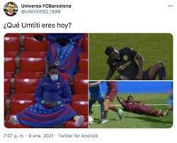 Samuel #umtiti serait en discussion avec afc rushden & diamonds. Umtiti Sale Titular En El Barcelona Y Acapara El Protagonismo En Redes