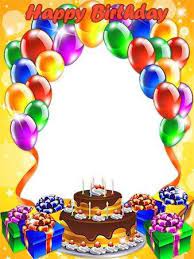 Pin By Alice Pagani On Imagenes De Cumple Happy Birthday Frame Free Birthday Stuff Birthday Frames