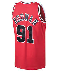 Mens Dennis Rodman Chicago Bulls Hardwood Classic Swingman Jersey