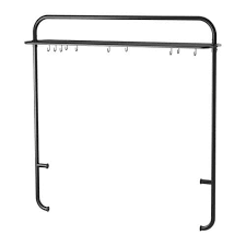Vadholma Rack For Kitchen Island Black Ikea Ikea Kitchen Island Ikea Diy Kitchen Countertops