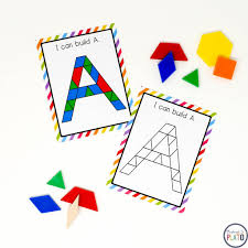 4.6 out of 5 stars. Pattern Block Letters And Numbers Playdough To Plato